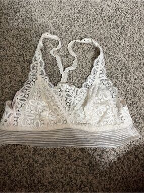 Victoria's Secret White Lace Bralette
